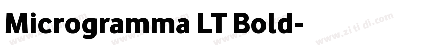 Microgramma LT Bold字体转换